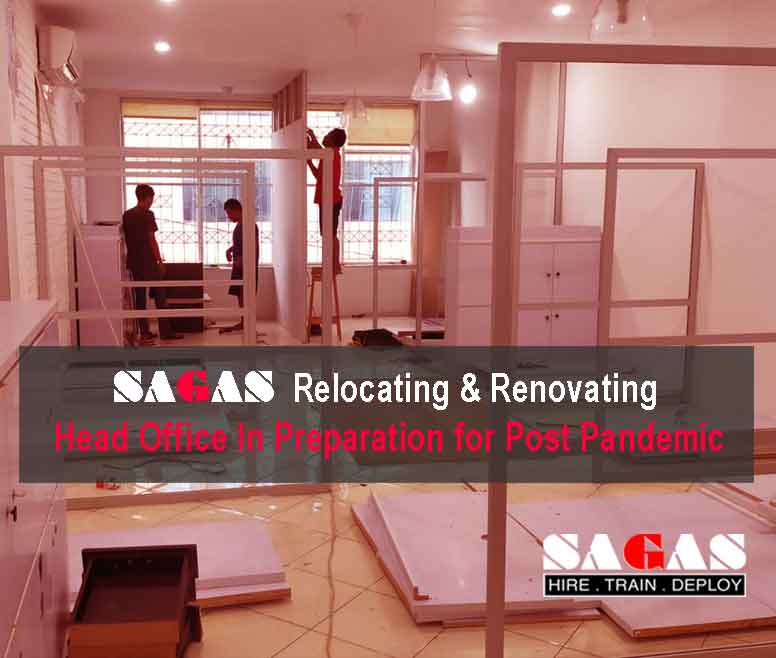 SAGAS Head Office Relocating & Renovating for Post Pandemic