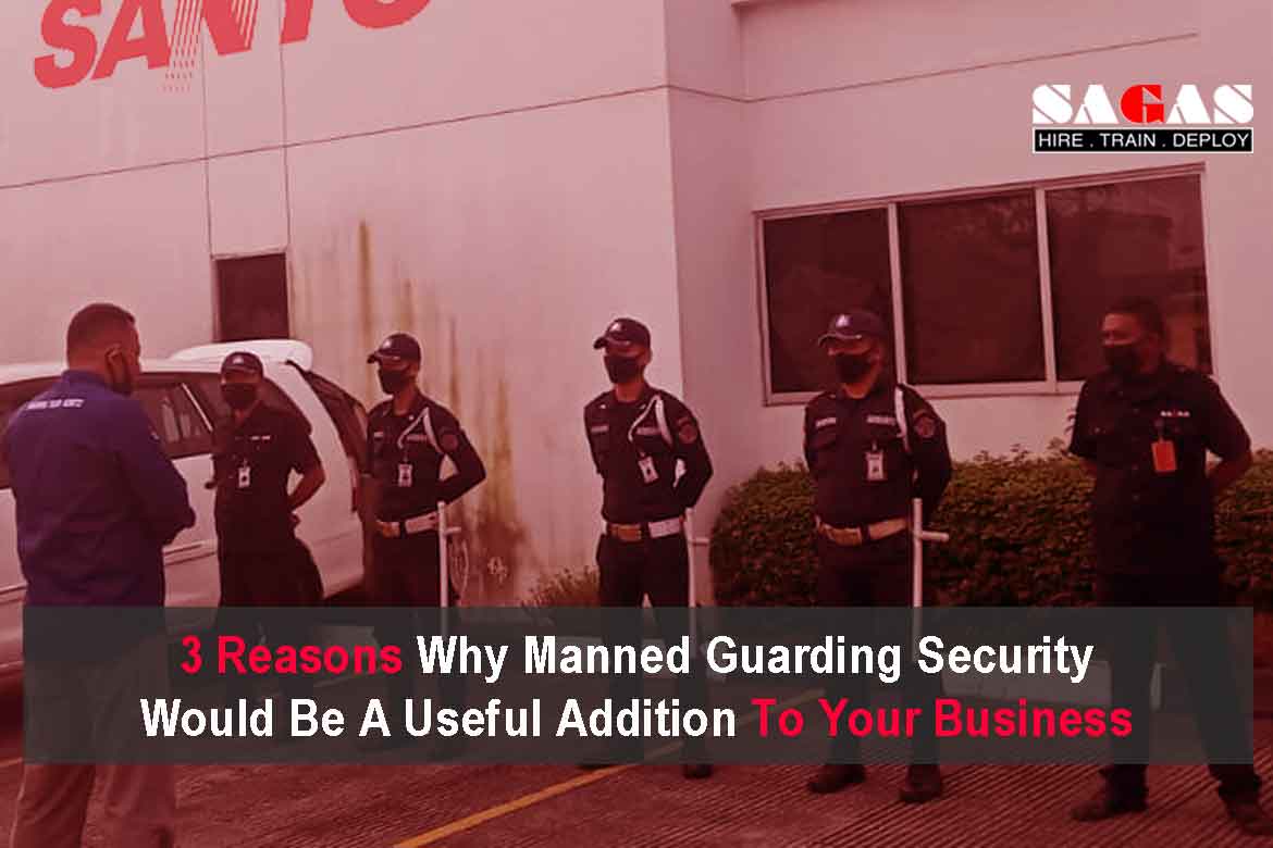 On-site supervision of security guards demonstrating command structure and accountability within a manned guarding operation